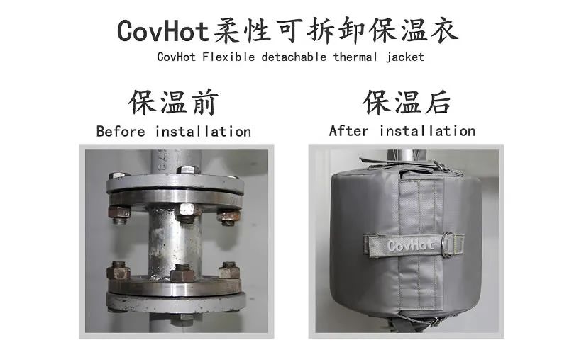 COVHOT?柔性可拆卸式<a href=http://www.0277509.cn/e/tags/?tagname=%E4%BF%9D%E6%B8%A9%E8%A1%A3 target=_blank class=infotextkey>保溫衣</a>,蒸汽系統(tǒng)節(jié)能,節(jié)能保溫