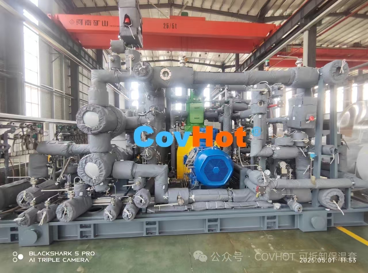 截止閥可拆卸保溫衣：化工領域閥門保溫的專屬解決方案